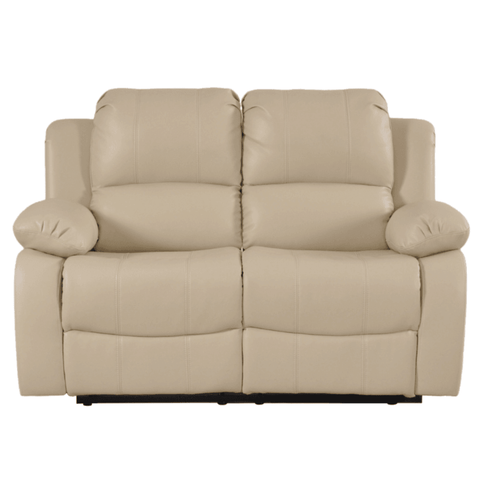 Valencia Cream Leather Manual Recliner 3+2+1 Seater Sofa Set
