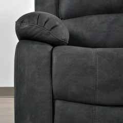 Valerie Charcoal Fabric 2 Seater Sofa