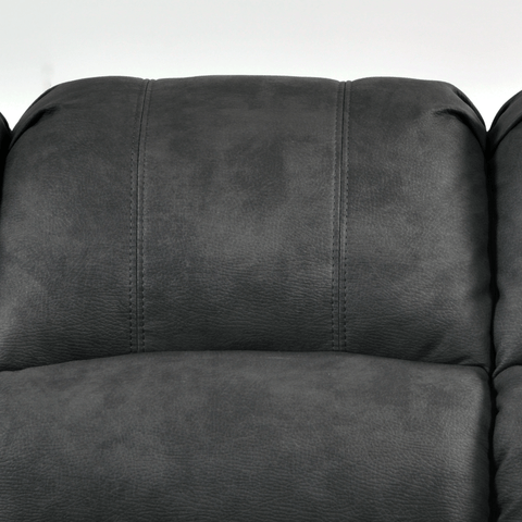 Valerie Charcoal Fabric 3 Seater Sofa