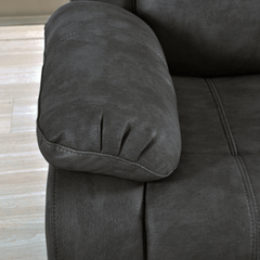 Valerie Charcoal Fabric 3 Seater Sofa