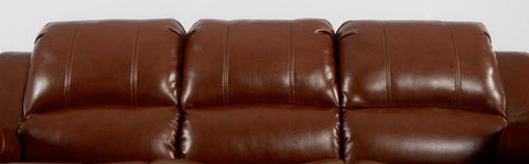 Valerie Tan Leather 3 Seater Sofa