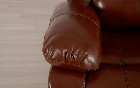 Valerie Tan Leather 3 Seater Sofa