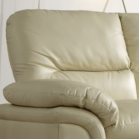 Verona Cream Leather 2 Seater Sofa