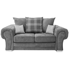 Verona Scatter Grey Fabric 2 Seater Sofa